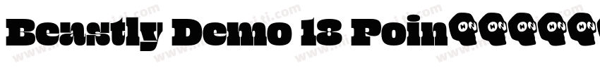Beastly Demo 18 Poin字体转换